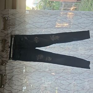 American Eagle Outfitters Light Blue Ripped Skinny Jeans